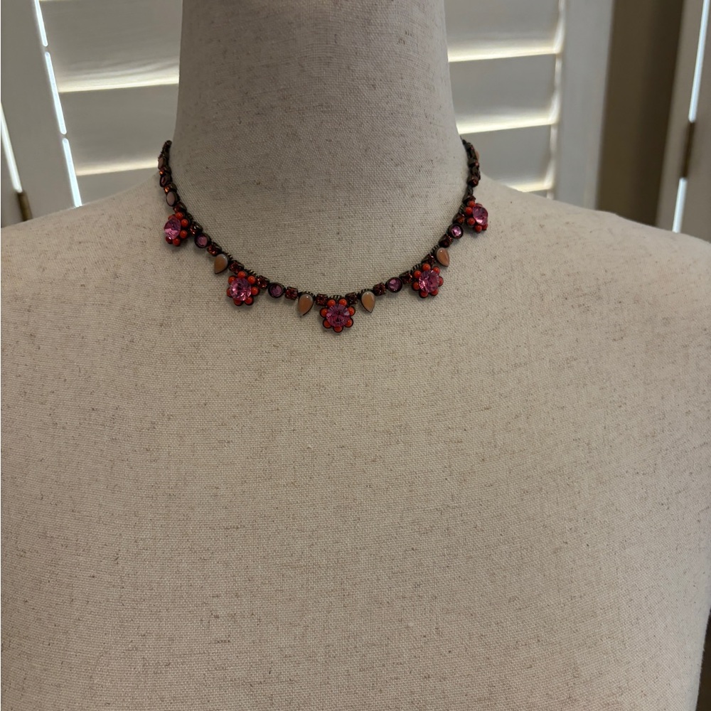 Collectif Vintage 1980s Pink Parrot Beaded Necklace and Earrings Women’s OS New - Picture 10 of 10
